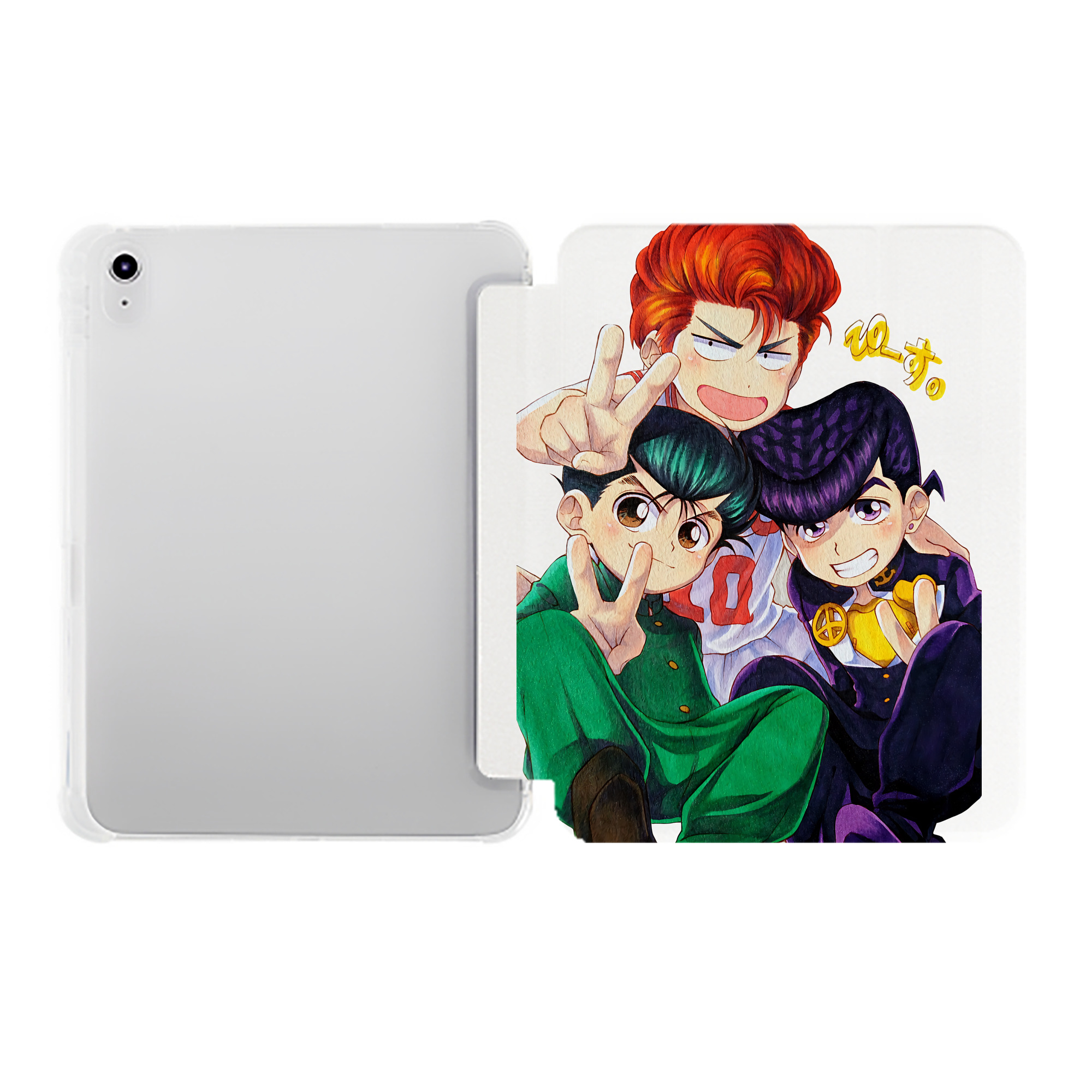 （画像用） SLAM DUNK／スラムダンク IPad ケース ペン収納付き 三つ折りスタンド PUレザー×シリコン 対応機種9.5/10.5/10.9インチ